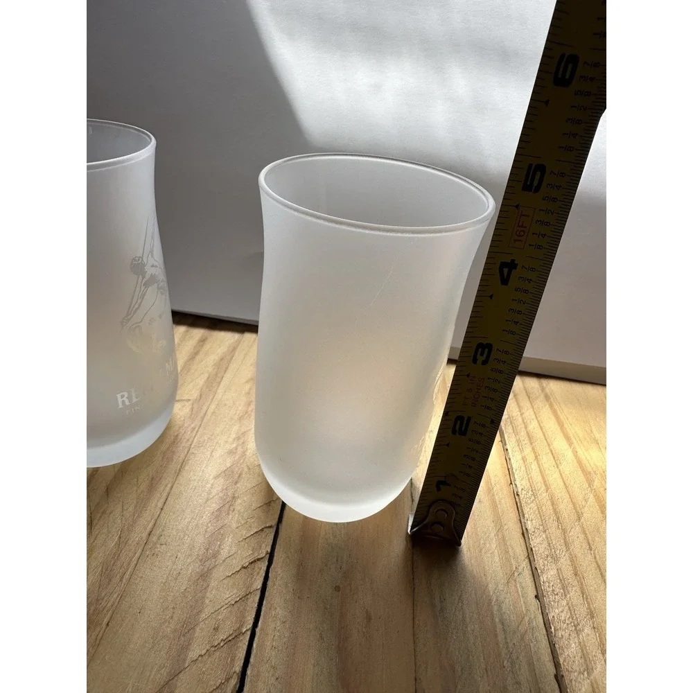 Remy Martin Fine Champagne‎ Cognac Frosted Glasses Set of 2 - 4.5